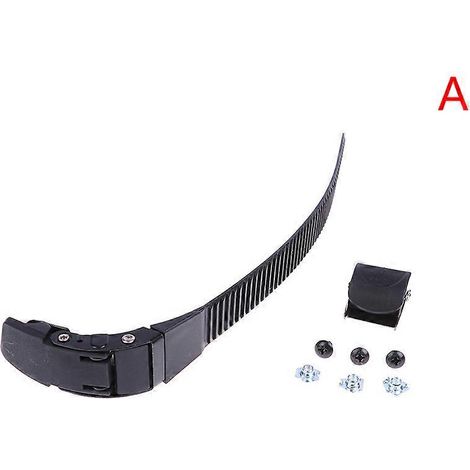Ceinture de patinage en ligne extérieure en PVC avec boucle, vis de serrage et écrou, accessoires de rechange pour hommes et femmes.