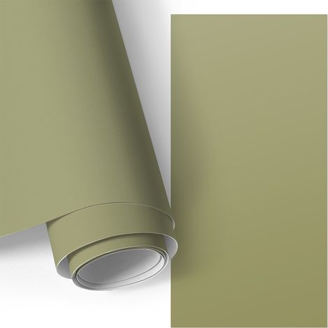 Klebefolie für Möbel - Möbelfolie - Selbstklebefolie - für Couchtisch - Türen - Wohnzimmer - Schlafzimmer Grasgrün 75x150 cm