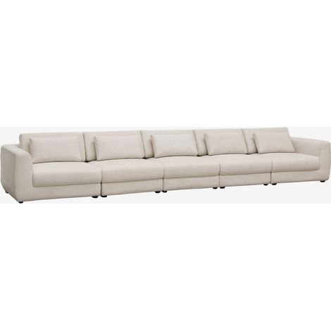 SKLUM 5-teiliges modulares Sofa mit verstellbarer Kopfstütze aus Chenille Cataline                                   