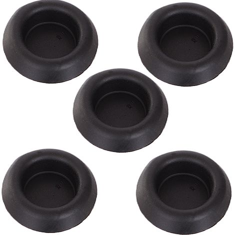 Peugeot Ford Audi Renault Mini BMW Volkswagen Skoda Seat Fiat Audi Saab Opel Citroen Chevrolet Nissan Dacia 5 pz. set di tappi in gomma universali (1/5)