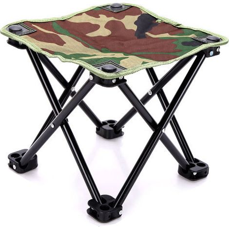 Ultraléger Chaise Pliante Portable pour Camping/Pêche/Randonnée (1/4)