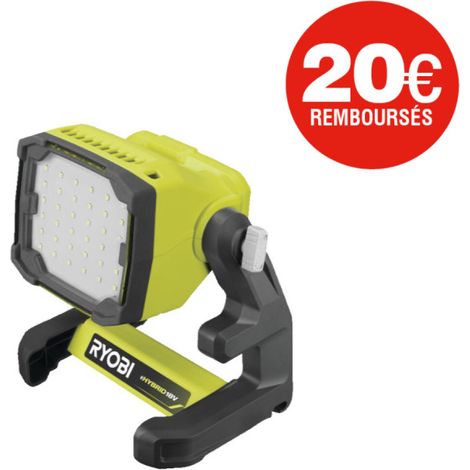 Projecteur LED RYOBI 18V One+ - 1800 lumens - sans batterie ni chargeur - RLFD18-0 (1/5)