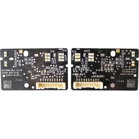 1 par de circuitos con diferentes condiciones de iluminación LED, 22015701/22015702, S60 2013-2018, versión 219111-01 (1/5)