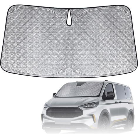 Folding Front Windshield Sunshade for Transit Custom 2012-2025 Car Interior Foldable Cover Anti-UV Sun Visor Reflective Dust Protection (1/5)