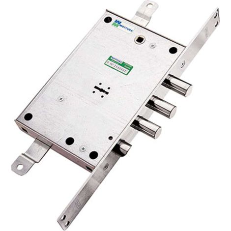 SERRATURA METALLO INFILARE 52771 MOTTURA - DM M4 TRIPL+SCR IP.MM 37 E.MM 63 DX/SX - 1 pezzo