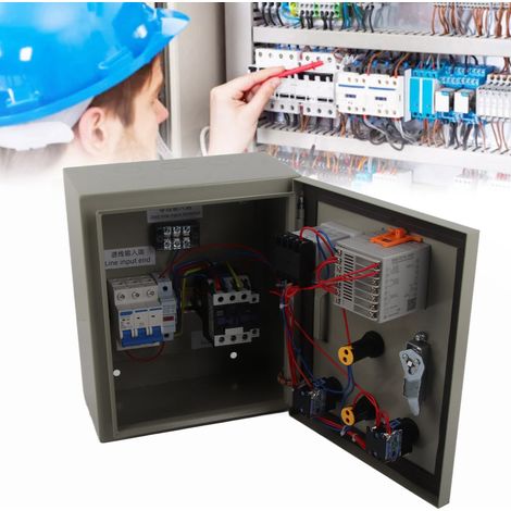 Boîtier de régulation de température intelligent BERM/BEM-TC7A-2Z-32A-3P+N-CT PID, contrôleur de température intelligent, 380 V CA, triphasé, 15 kW, avec thermocouple (1/5)