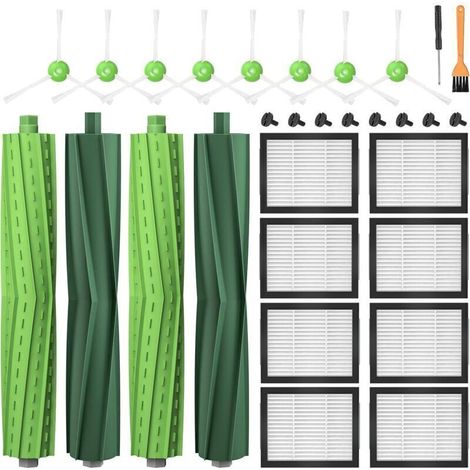 Lot de 22 accessoires pour iRobot Roomba i7 i7+ j7 j7+/Plus i3 i3+ i4 i4+ i6 i6+ i8 i8+ E5 E6 E7, pièces de rechange pour aspirateur iRobot Roomba E/I/J (1/4)