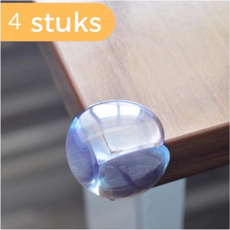 Protections d'angles de table, protections d'angles souples, protections d'angles droits pour tables, armoires et verre  autocollants en silicone transparent.