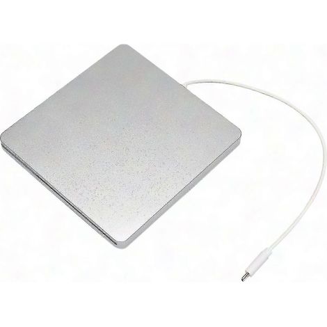 Graveur DVD externe USB-C Superdrive, lecteur CD/DVD réinscriptible type-C pour PC portable, compatible Windows 8/7/Vista et Mac OSX, graveur optique nomade (1/5)