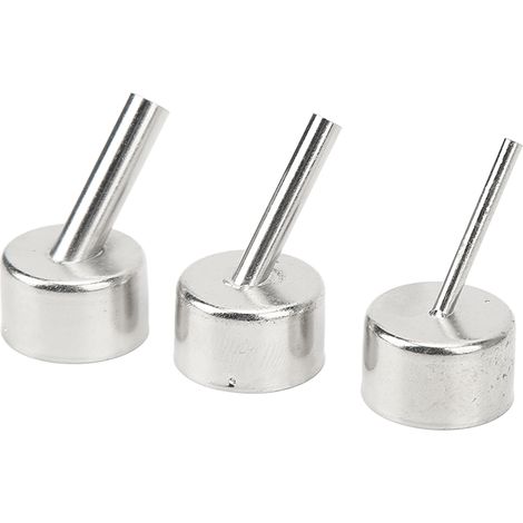 Lot de 3 embouts de pistolet thermique en acier inoxydable antirouille et résistant aux hautes températures pour l'entretien (1/5)