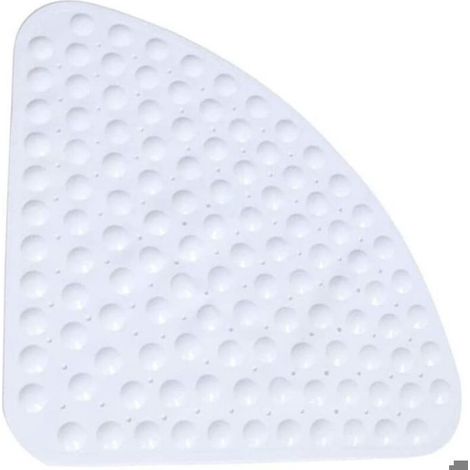 Tapis de douche antidérapant Tapis de bain antibactériens en quart de cercle (1/5)