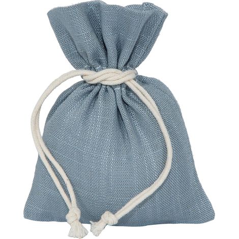 Piovaccari Bustina Bomboniera Adaline H 12 Cm L 9 Cm Light Blue 10 Pz