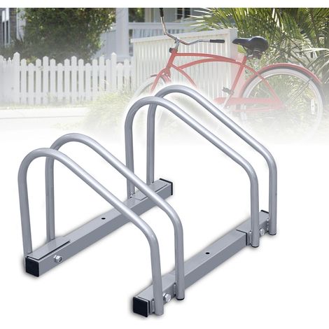 Wolketon Fahrradträger für 2 Fahrräder Silber Stahl - für Kinder Geschenk zum Geburtstag