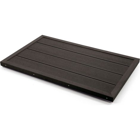 Élément de sol extérieur Steinbach 101 x 63 x 5,5 cm pour échelles et douches solaires (1/4)