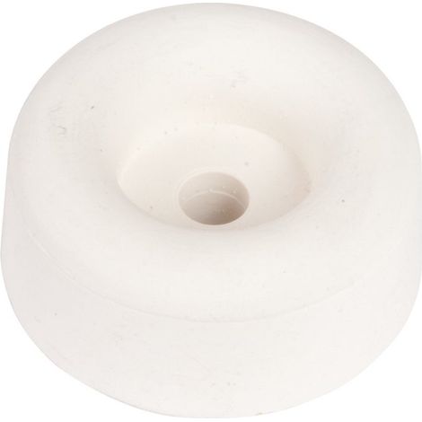 Runder Gummipuffer hohlweiß - Durchmesser 23 x 10 mm - Civic Industrie