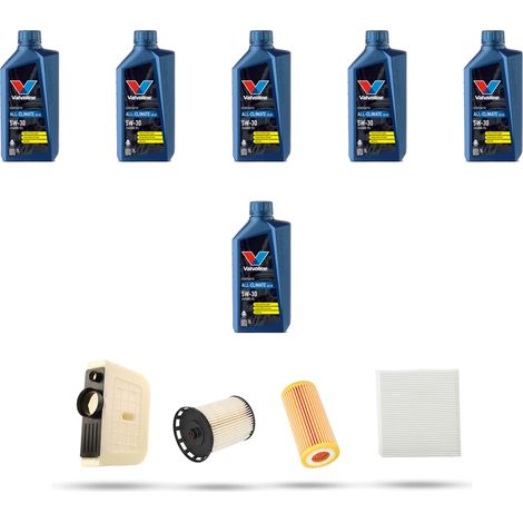 Kit tagliando 4 FILTRI e 6L OLIO compatibile con Audi Q7 (4M) 3.0 tdi 50 hybrid 210kw dal 2018 (1/5)