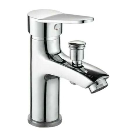 Shower mixer tap, single-hole shower faucet with dual hot and cold water function, alloy. (1/4)
