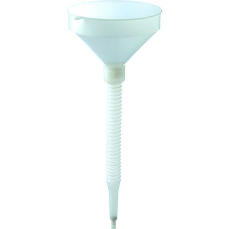 Embudo con tubo flexible y filtro - Ø 26 cm