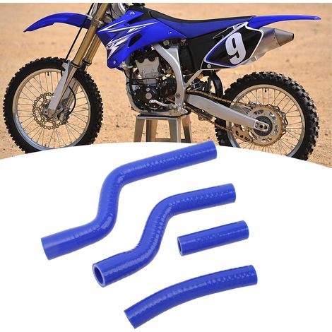 Durite de radiateur en silicone pour moto Yamaha YZF250 2007-2009 (HX066) Bleue (1/5)