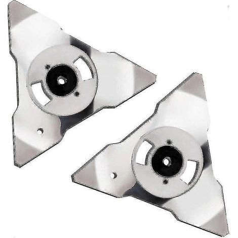 Lot de 2 lames de rechange pour tondeuse robot Robomow modèles RS TS MS RC TC MC, acier inoxydable xc (1/5)