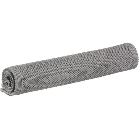 Tapis de Bain Uni en Coton Jacquard Doux et Résistant pour Salle de Bain 54 x 110 cm - PANGIVO (1/3)
