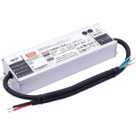 Mean Well HLG-185H-12A LED Netzteil 156W 12V 13A IP65 Schaltnetzteil CV (1/4)