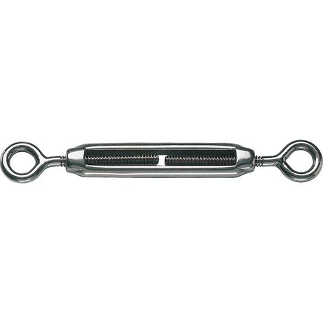 Tenditore Due Occhioli Acciaio Inox N. 5