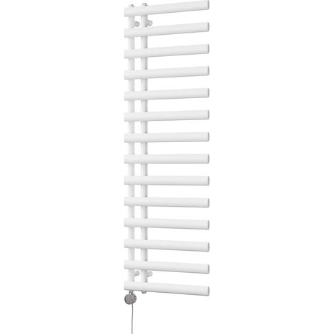 Elyan - White Electric Towel Rail H1592mm x W500mm 700w Thermostatic (1/3)