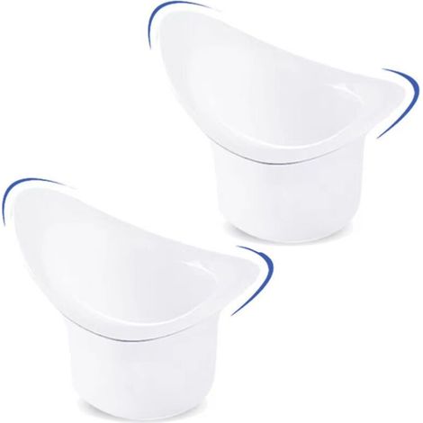 2 pcs Jetable Plastique Gobelet de Lavage Oculaires de Gobelets pour Douche Oculaire en Silicone Blanc Laiteux 8 Ml Avec Des Graduations PréCises, UtiliséS Pour Garder Les Yeux Propres Et Frais (1/5)