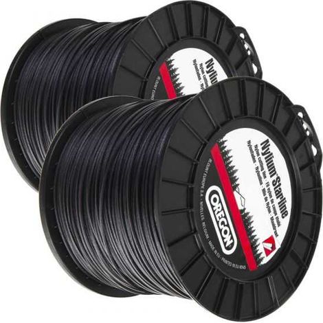 Fil nylon Oregon Nylium 3,3 mm x 200 m Etoilé Bobine par 2 (1/5)