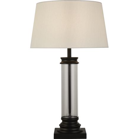Lampe Pedestal 1x60W E27 Noir (1/4)