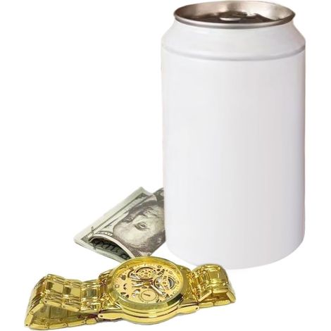 Cache Secret En Forme De Fausse Boîte De Conserve Pour Rangement Des Objets De Valeur - Cachette Secrète Pour Argent - Pour Garçons Filles Bureau Chambre Salon Maison Étagère (1/5)