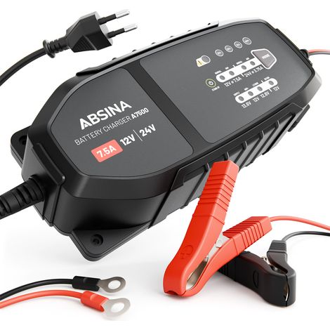 Absina 301015 Automatikladegerät 12 V, 24 V 7.5 A
