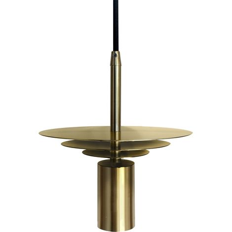 Pendelleuchte mit altem Goldlampenhalter SATURNO CR 93-041-27-005 (1/5)
