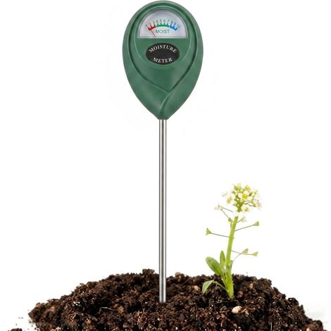 Testeur Humidité Plante avec Sonde 16,5 cm, Hygrometre Plante sans Pile, Humidimètre Sol pour Plantes D’intérieur et D’extérieur, Testeur Humidité Plantes en Pot, Capteur Humidité Sol