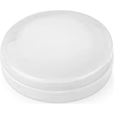 Cache-vis décoratifs en plastique blanc pour trous M5 de vis autotaraudeuses, pour meubles et placards. (1/5)
