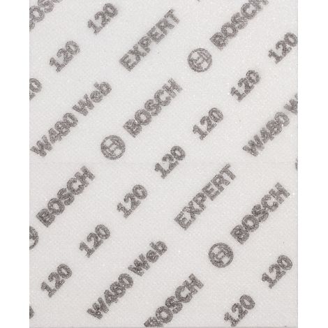 Papel de lija Bosch w480 web flexible resistente 2 piezas (1/5)