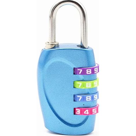 Mini cadenas à combinaison à 4 chiffres pour valises, école, salle de sport, boîte à outils (1/5)
