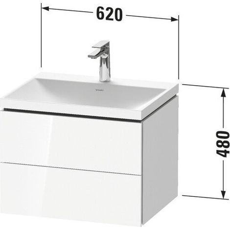 Duravit LC6950N55550000 LC cs WH 600x480x480 Ei marbré Mt (1/2)