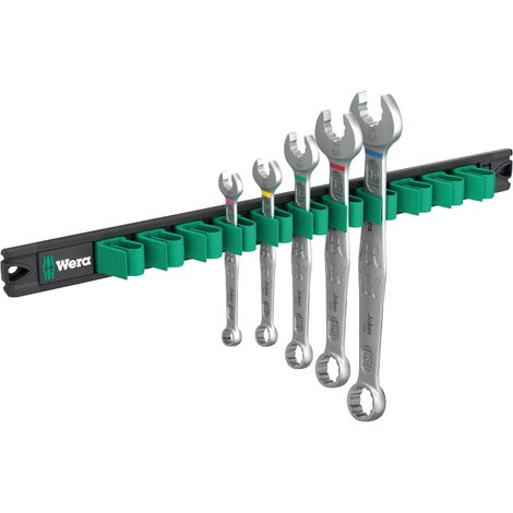 Wera 9641 Magnetleiste 6003 Joker 2 Ringmaulschlüssel-Satz, 5-teilig (1/5)
