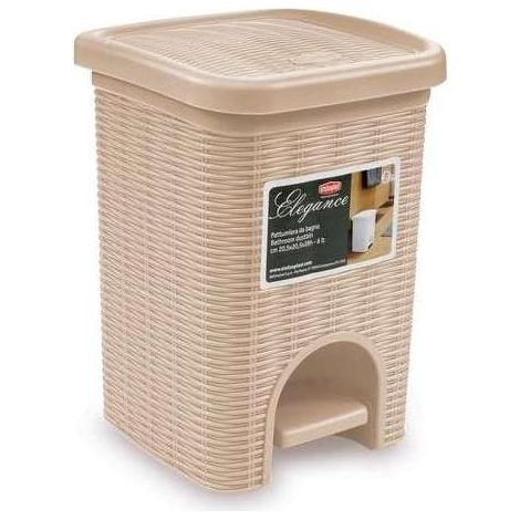 Pattumiera Pedale Elegance Mini Cashmere L 6 Stefanplast