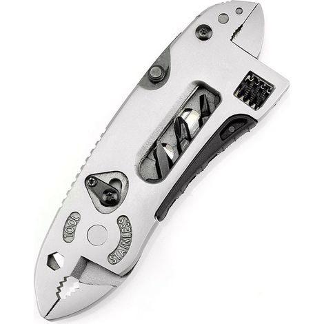Pinces multifonctions acier inoxydable pliante pour camping randonnée escalade outil组合便利随身