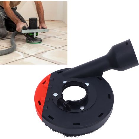 Couvercle de protection pour meuleuse d'angle 150 mm avec collecteur de poussière, pour un meulage sans poussière de la pierre et du béton. (1/5)