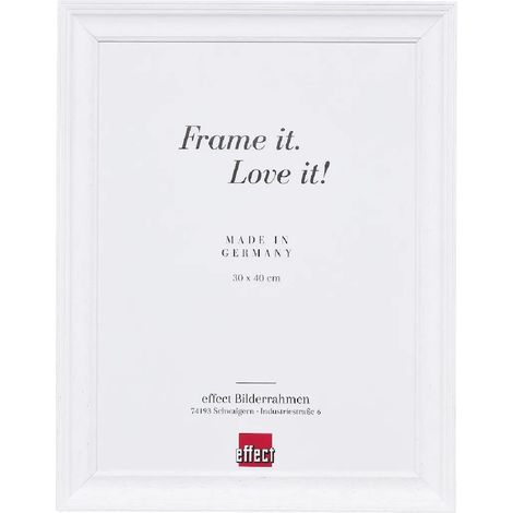 Miroir à effet profilé 2420, miroir en bois blanc 7x10 cm (1/4)