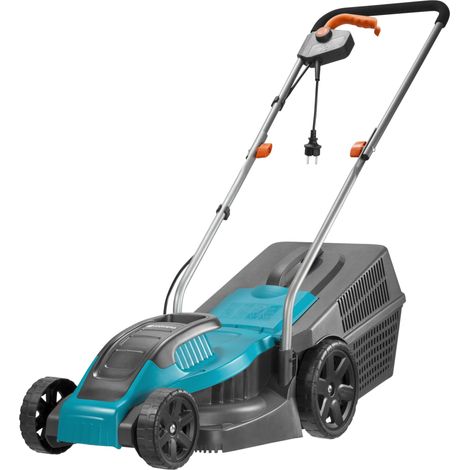 GARDENA Tondeuse électrique PowerMax 1100/32. Tondeuse filaire. 300m². 1100W. Largeur de coupe 32 cm. Bac 30L. (5031-20). (1/5)