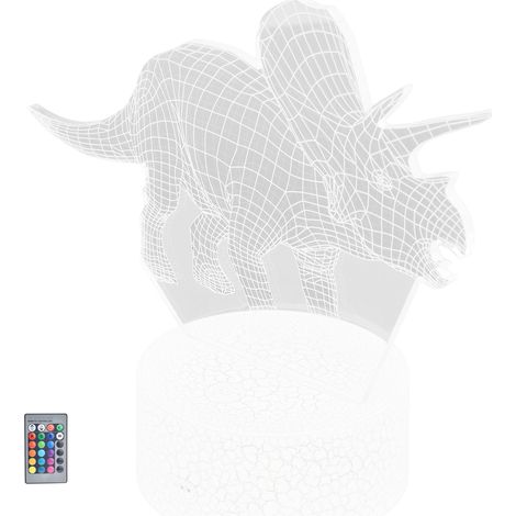 Veilleuse tactile à 16 couleurs et intensité variable avec télécommande et 4 modes d'éclairage pour la chambre à coucher (1/5)