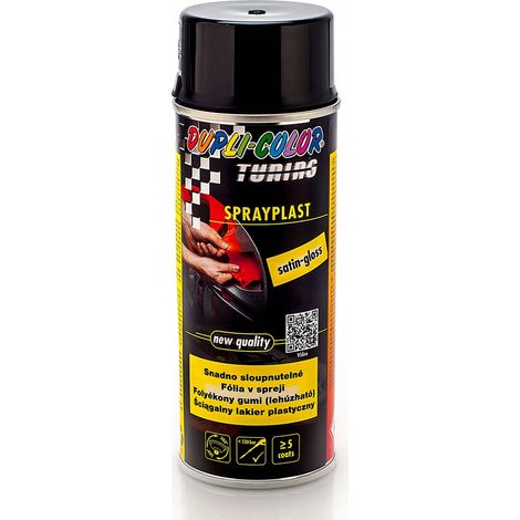 Motip Gummifolienspray Sprayplast Schwarz 400ml Glanz (1/2)
