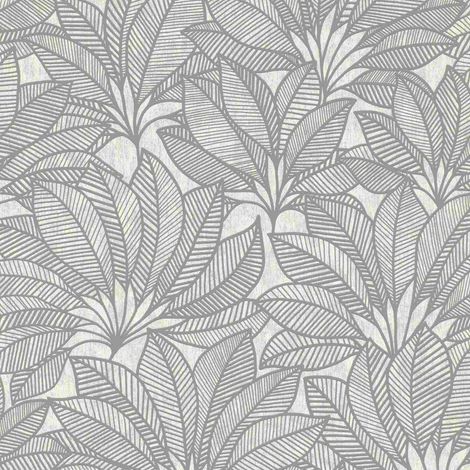 Rasch  Selection  542646  Vliestapete  Botanisch  10.05 x 0.53 m  Beige  Grau  Wohnzimmer  Flur  Büro  Küche  Wohnräume