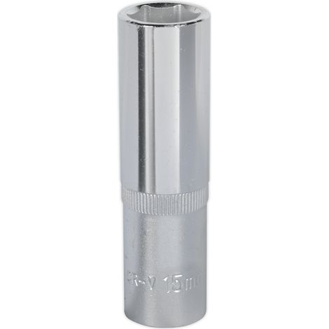Sealey Premier Deep Socket 1/2""Sq Drive 15mm S1215D