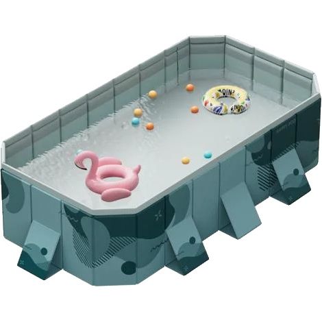 Piscine Pliable, Design Spacieux, Construction Durable, styles 1, 2.6m (1/2)